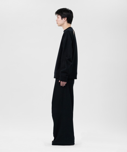 LAPIIS(ラピス)の「OVERSIZED SLITBACK SWEAT SHIRTS(スウェット・メンズ・グレー/ブラック・LARGE/MEDIUM)」の22枚目の写真