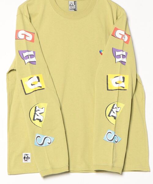 CHUMS チャムス トップス Tシャツ 長袖シャツ アンチバグペーパーハートロングスリーブTシャツ ユニセックス 虫よけ加工 コットン100％ CH01-2505 Anti-Bug Paper Heart L/S T-Shirt/アンチバグペーパーハート