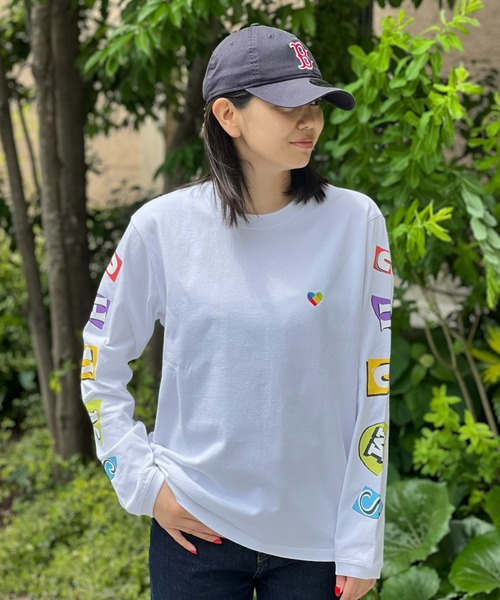 CHUMS】 Anti-Bug Paper Heart L/S T-Shirt アンチバグ ペーパー