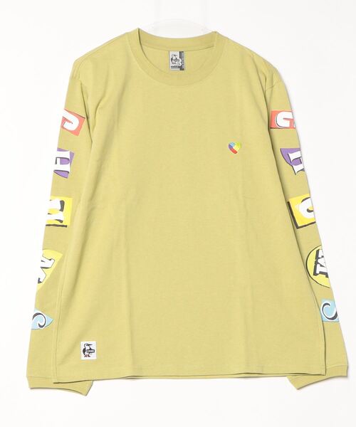 CHUMS（チャムス）の「【CHUMS】 Anti-Bug Paper Heart L/S T-Shirt アンチバグ ペーパーハートロングスリーブティーシャツ（Tシャツ/カットソー・メンズ・ホワイト/グリーン/ブラック・LARGE/MEDIUM/X-LARGE）」の8枚目の写真