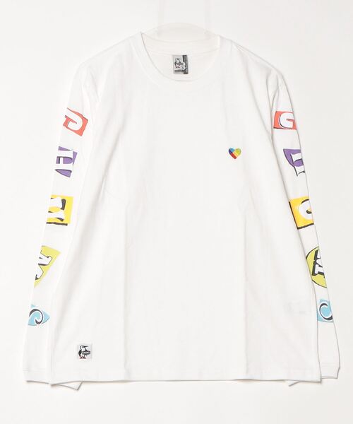 CHUMS（チャムス）の「【CHUMS】 Anti-Bug Paper Heart L/S T-Shirt アンチバグ ペーパーハートロングスリーブティーシャツ（Tシャツ/カットソー・メンズ・ホワイト/グリーン/ブラック・LARGE/MEDIUM/X-LARGE）」の10枚目の写真