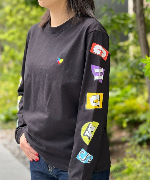 CHUMS】 Anti-Bug Paper Heart L/S T-Shirt アンチバグ ペーパー