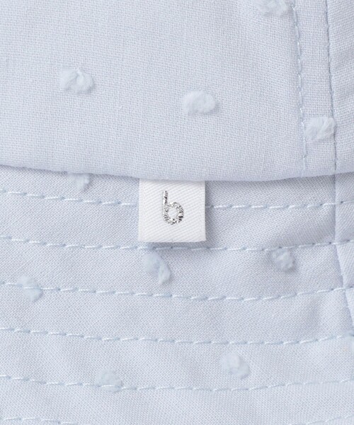 こども ビームス（コドモビームス）の「ベビー ドビー ハット 2025SS（44～48cm）（ハット・キッズ・オフホワイト/サックスブルー・46-48/44-46）」の15枚目の写真