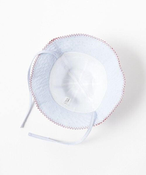 こども ビームス（コドモビームス）の「ベビー ドビー ハット 2025SS（44～48cm）（ハット・キッズ・オフホワイト/サックスブルー・46-48/44-46）」の16枚目の写真