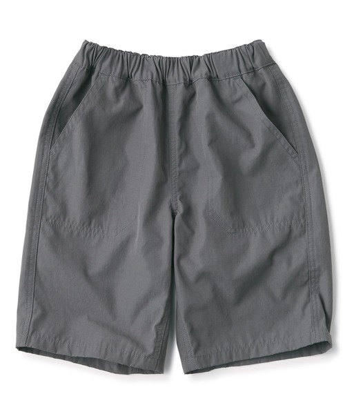 無印良品(ムジルシリョウヒン)の「キッズ 乾きやすいUVカットハーフパンツ(その他パンツ・キッズ・グレー系/ブラック/ベージュ/マスタード/カーキ系/ブルー/ブラウン・110/120/130/140/150)」の1枚目の写真