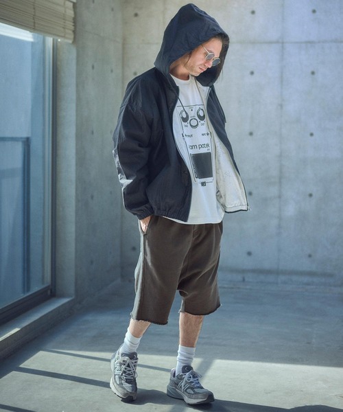 ADAM PATEK(アダムパテック)の「mp13327-pigment dyeing sarouel short pants サルエルショートパンツ(その他パンツ・メンズ・ブラック/パープル・2/1)」の18枚目の写真
