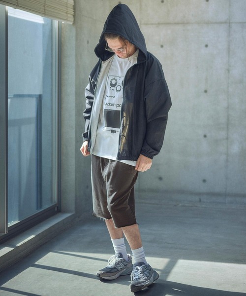 ADAM PATEK(アダムパテック)の「mp13327-pigment dyeing sarouel short pants サルエルショートパンツ(その他パンツ・メンズ・ブラック/パープル・2/1)」の19枚目の写真