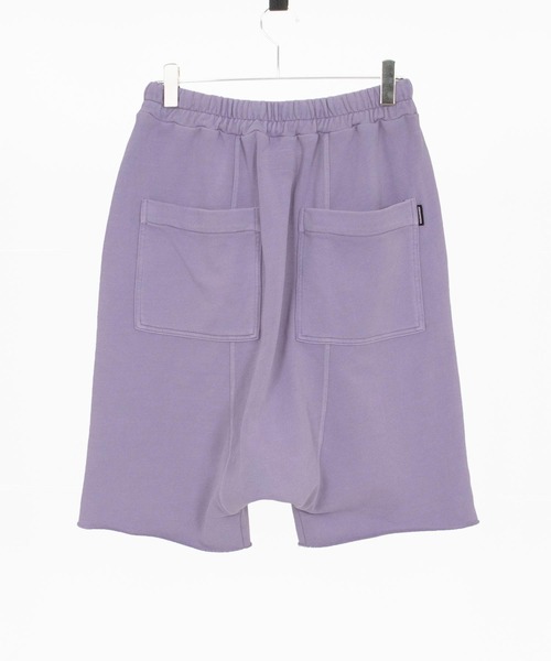 ADAM PATEK(アダムパテック)の「mp13327-pigment dyeing sarouel short pants サルエルショートパンツ(その他パンツ・メンズ・ブラック/パープル・2/1)」の21枚目の写真