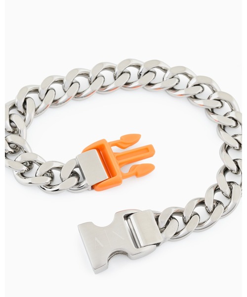 Armani Exchange ロゴ バックル留め 太目チェーン ブレスレット ARMANI EXCHANGE（アルマーニエクスチェンジ）の「【A|X