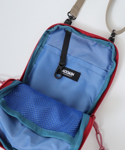 MOOMIN（ムーミン）の「MOOMIN ブロックカラーデザインスマホショルダーパック（ショルダーバッグ・レディース・レッド/グリーン/ブラック/グレー・FREE）」の14枚目の写真