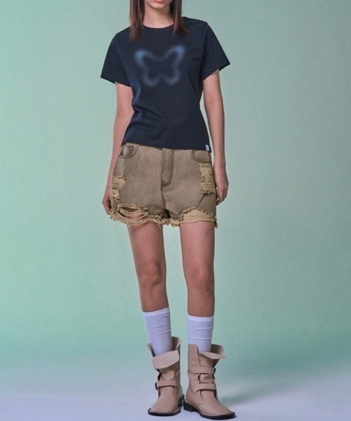 セール】【FANCY CLUB】VINTAGE DENIM SHORTS（デニムパンツ