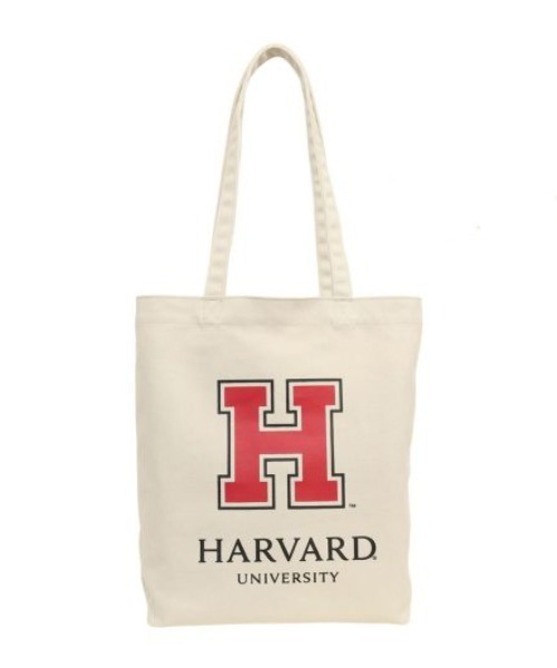SALON de RUBAN（サロンドルヴァン）の「【SALON de RUBAN / サロン ド ルヴァン】 HARVARD UNIVERSITY トートバッグ（トートバッグ・レディース・アイボリー/ワイン/グレー・FREE）」の2枚目の写真