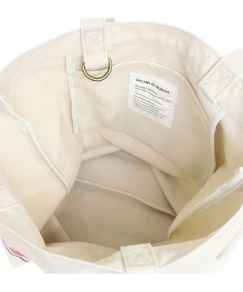 SALON de RUBAN（サロンドルヴァン）の「【SALON de RUBAN / サロン ド ルヴァン】 HARVARD UNIVERSITY トートバッグ（トートバッグ・レディース・アイボリー/ワイン/グレー・FREE）」の9枚目の写真