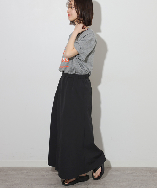 THOUSAND MILE(サウザンドマイル)の「別注【THOUSAND MILE/サウザンドマイル】シアサッカー WEAVE ADJUST スカート(スカート・レディース・ベージュ/ブラック/カーキ・FREE)」の8枚目の写真