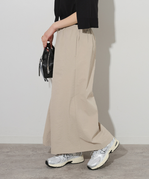 THOUSAND MILE(サウザンドマイル)の「別注【THOUSAND MILE/サウザンドマイル】シアサッカー WEAVE ADJUST スカート(スカート・レディース・ベージュ/ブラック/カーキ・FREE)」の22枚目の写真