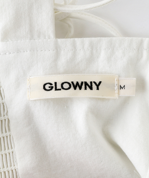 GLOWNY/グロウニー GARDEN SLEEVELESS TOP 手洗い可能（シャツ