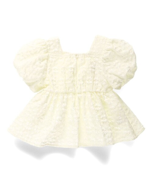 BRANSHES（ブランシェス）の「【プチレディ】バックリボンブラウス（シャツ/ブラウス・キッズ・ブラック/アイボリー・110/140/100/120/150/130）」の6枚目の写真