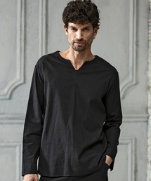 C DIEM | C DIEM(カルペディエム)キーネックロングスリーブTシャツ 長袖Tシャツ (通気性 / 速乾性)(Tシャツ/カットソー)