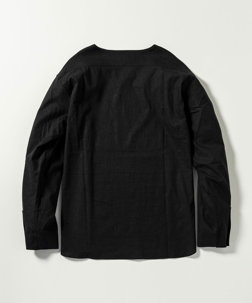 C DIEM（カルペディエム）の「C DIEM(カルペディエム)キーネックロングスリーブTシャツ 長袖Tシャツ (通気性 / 速乾性)（Tシャツ/カットソー・メンズ・ブラック/チャコールグレー/ホワイト・L/XL/S/M）」の9枚目の写真