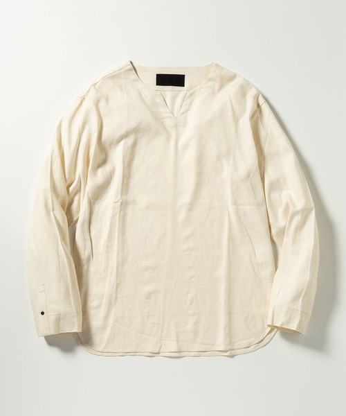 C DIEM（カルペディエム）の「C DIEM(カルペディエム)キーネックロングスリーブTシャツ 長袖Tシャツ (通気性 / 速乾性)（Tシャツ/カットソー・メンズ・ブラック/チャコールグレー/ホワイト・L/XL/S/M）」の12枚目の写真