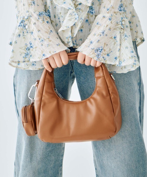 archives（アルシーヴ）の「ボンディングバッグ（ハンドバッグ・レディース・キャメル/ブラック/アイボリー・FREE）」の3枚目の写真