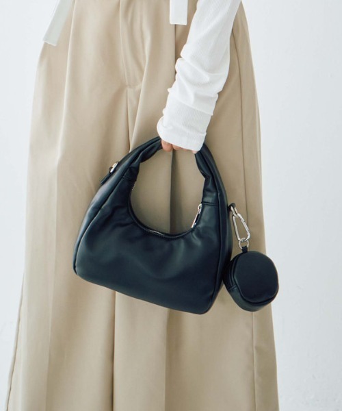 archives（アルシーヴ）の「ボンディングバッグ（ハンドバッグ・レディース・キャメル/ブラック/アイボリー・FREE）」の16枚目の写真