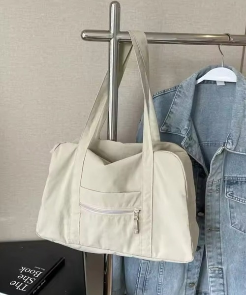 ammy.（エイミードット）の「【 ammy. / エイミードット 】 パステル カラー ボストン バッグ / 大容量（ボストンバッグ・レディース・ブラック/ピンク/ブルー/アイボリー/ベージュ・FREE）」の10枚目の写真