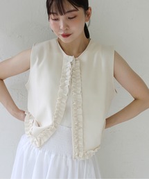 【美品】Style Sea スタイルシー パールロングジレ レースロングジレ | Croisiere(クロジエール)レディース | PAL