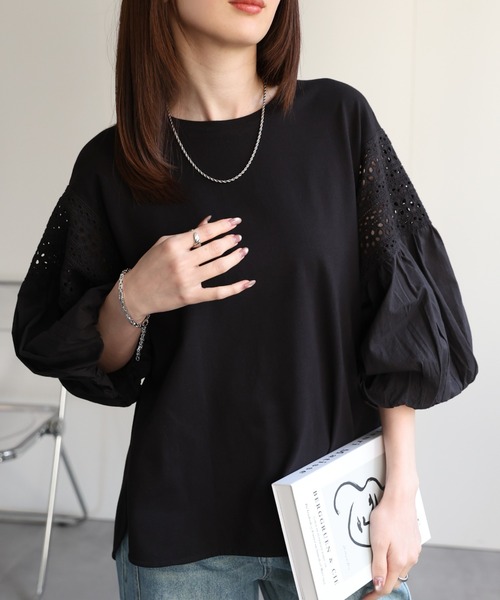 セール】＜sakishimatokyo premium＞インド綿 7分袖バルーン
