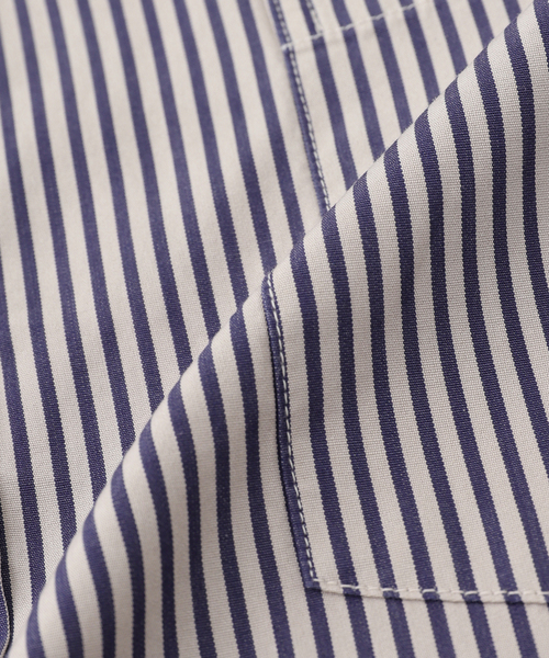 JOURNAL STANDARD(ジャーナルスタンダード)の「CANCLINI ファットシルエット ストライプボタンダウンシャツ(シャツ/ブラウス・メンズ・ベージュ/コバルトブルー・SMALL/MEDIUM/LARGE)」の8枚目の写真