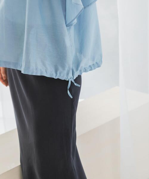 URBAN RESEARCH ROSSO WOMEN（アーバンリサーチ　ロッソ）の「コットンシルクフレアスリーブブラウス（シャツ/ブラウス・レディース・オフホワイト/レッド/ライトブルー・FREE）」の11枚目の写真