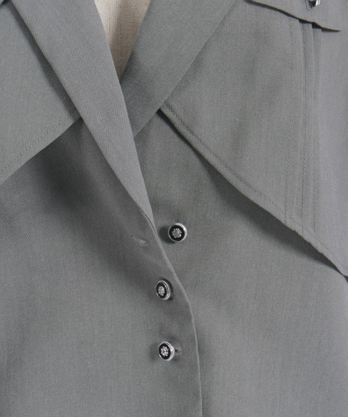 axes femme（アクシーズファム）の「２ＷＡＹテーラージャケット（テーラードジャケット・レディース・ブラック/グレー・FREE）」の20枚目の写真