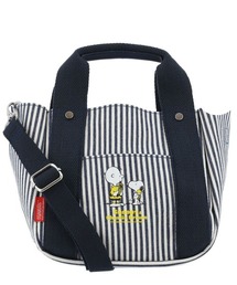 【PEANUTS/ピーナッツ】 500mlペットボトル収納可 スヌーピー 2wayトートバッグ