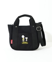 【PEANUTS/ピーナッツ】 500mlペットボトル収納可 スヌーピー 2wayトートバッグ