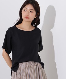 N.（N. Natural Beauty Basic） | バックオープンTブラウス(シャツ/ブラウス)