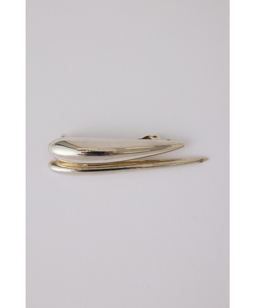 RIM.ARK Brass hair clip set tops 白 バレッタ付 Brass hair clip set tops ブラースヘアークリップセット