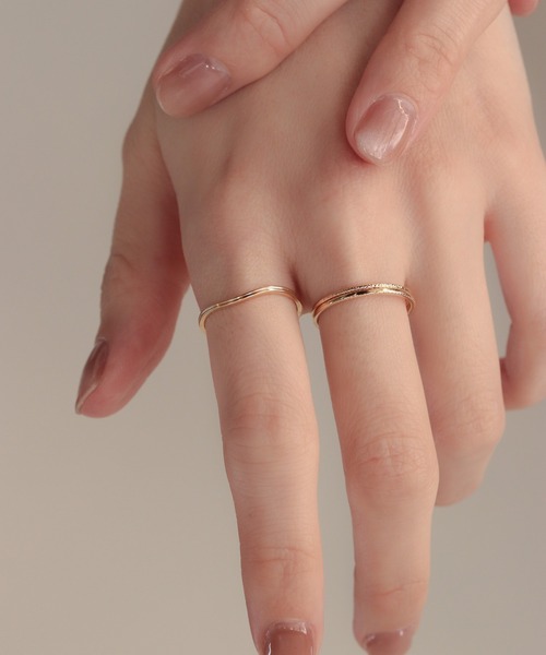 NOIR DE POUPEE K10 layer ring 波ミルリング11号 NOIR DE POUPEE K10 layer ring 波ミルリング11号 - メルカリ