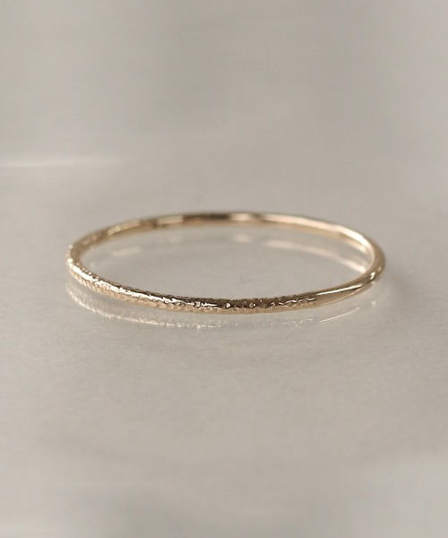 K10 layer ring 梨地（リング）｜NOIR DE POUPEE（ノワールドプーペ