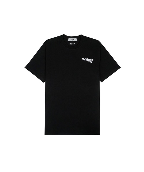MSGM(エムエスジーエム)の「MSGM! 刺繍ロゴTシャツ(Tシャツ/カットソー・メンズ・ブラック/オフホワイト・S/M/L/XS)」の7枚目の写真