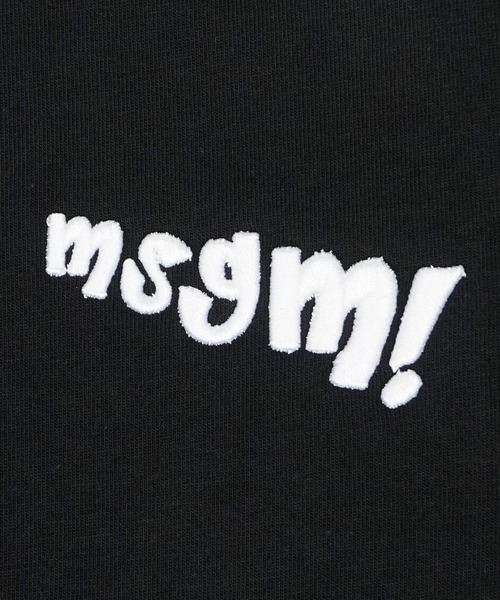 MSGM(エムエスジーエム)の「MSGM! 刺繍ロゴTシャツ(Tシャツ/カットソー・メンズ・ブラック/オフホワイト・S/M/L/XS)」の9枚目の写真