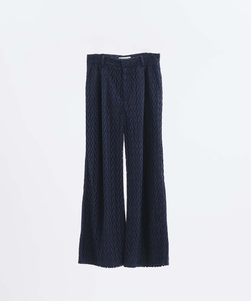 セール】CODE LACE WIDE SLACKS PANTS/コードレースワイド