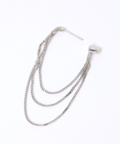 studio CLIP（スタディオクリップ）の「【daily CLIP】3連チェーンピアス（ピアス（両耳用）・レディース・その他1/その他2・FREE）」の3枚目の写真