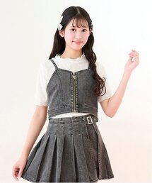 ビスチェセット tシャツ レースtシャツ」に該当するファッション