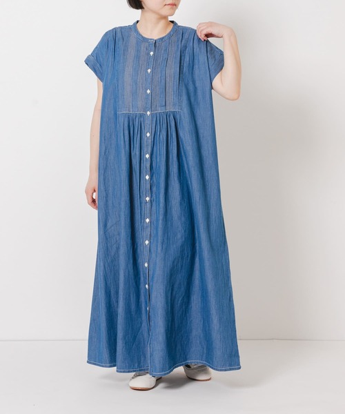 URBAN RESEARCH　デニムピンタックヨークワンピース URBAN RESEARCH Sonny Label ワンピース デニムピンタックヨーク