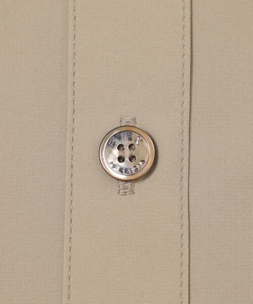 EVEX by KRIZIA（エヴェックスバイクリツィア）の「【防しわ】【UV対策】【ウォッシャブル】テックスブリッドシャツジャケット（テーラードジャケット・レディース・ベージュ/ブラック・40）」の7枚目の写真