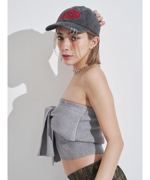 EVRIS(エヴリス)の「EVRIS CLUBロゴキャップ(キャップ・レディース・ブラック/カーキ・FREE)」の4枚目の写真