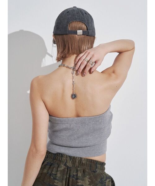 EVRIS(エヴリス)の「EVRIS CLUBロゴキャップ(キャップ・レディース・ブラック/カーキ・FREE)」の5枚目の写真