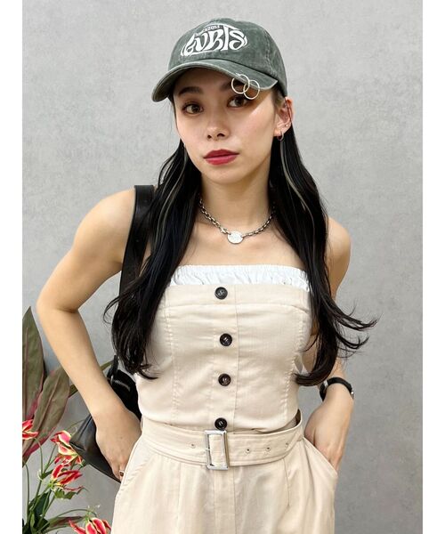 EVRIS(エヴリス)の「EVRIS CLUBロゴキャップ(キャップ・レディース・ブラック/カーキ・FREE)」の17枚目の写真