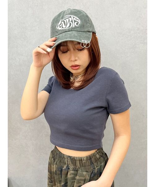 EVRIS(エヴリス)の「EVRIS CLUBロゴキャップ(キャップ・レディース・ブラック/カーキ・FREE)」の19枚目の写真