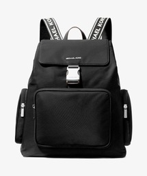 ハイジ　【未使用】MICHAEL KORS ブラックリュック タグ付き MICHAEL KORS｜COOPER ドーム バックパック - MKシグネチャー